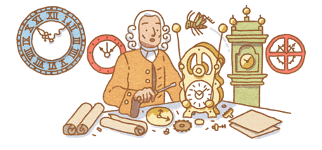 325.Âº aniversario del nacimiento de John Harrison